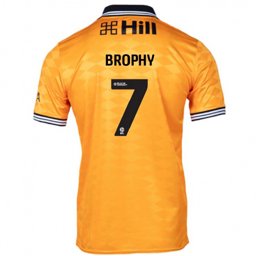 Danxen Kinder James Brophy #7 Orange Heimtrikot Trikot 2024/25 T-Shirt