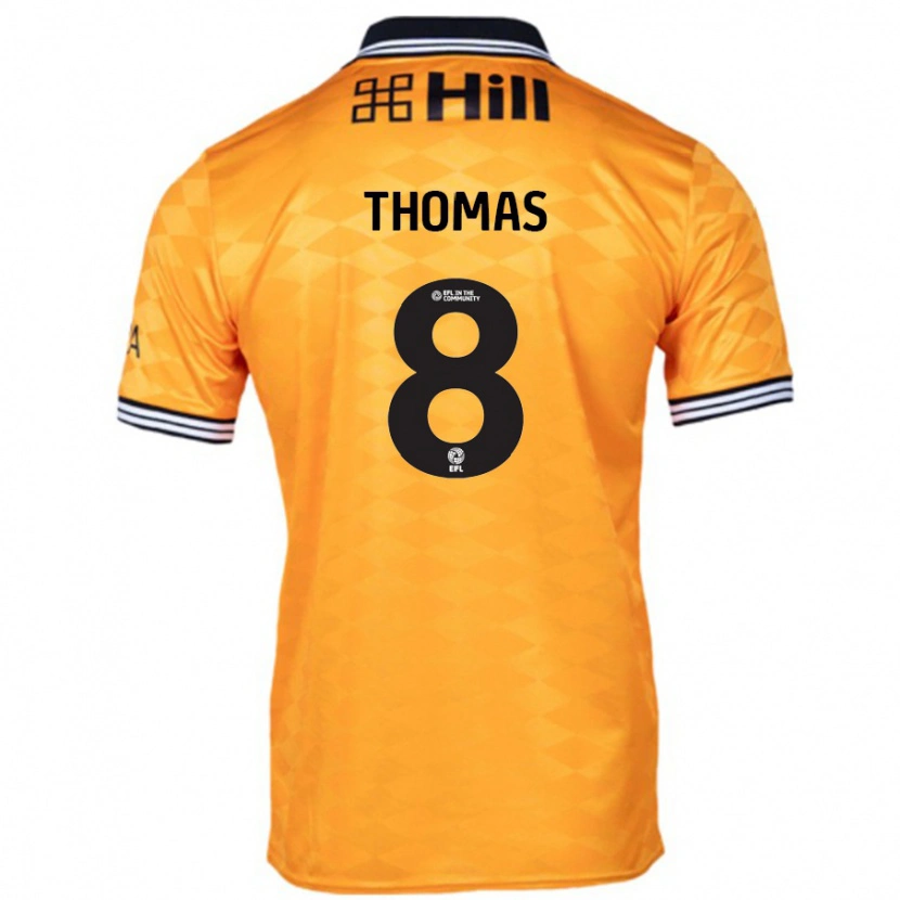 Danxen Kinder George Thomas #8 Orange Heimtrikot Trikot 2024/25 T-Shirt