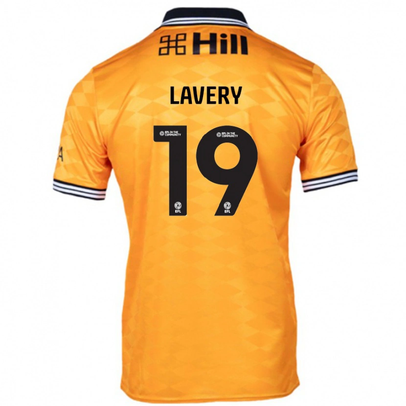 Danxen Kinder Shayne Lavery #19 Orange Heimtrikot Trikot 2024/25 T-Shirt