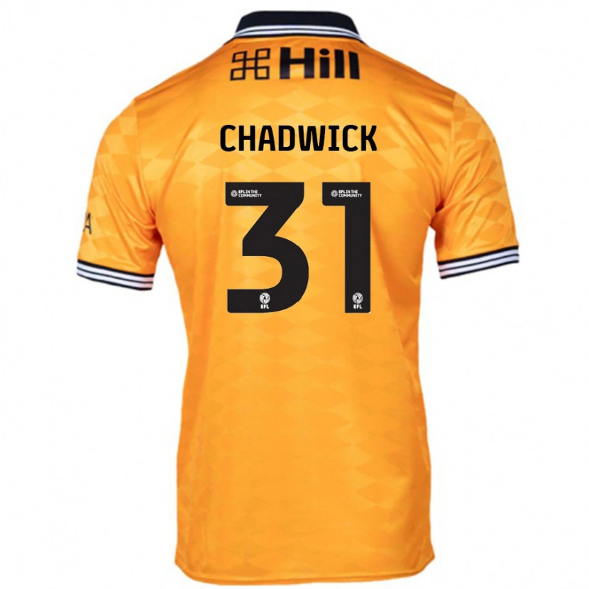 Danxen Kinder Louis Chadwick #31 Orange Heimtrikot Trikot 2024/25 T-Shirt