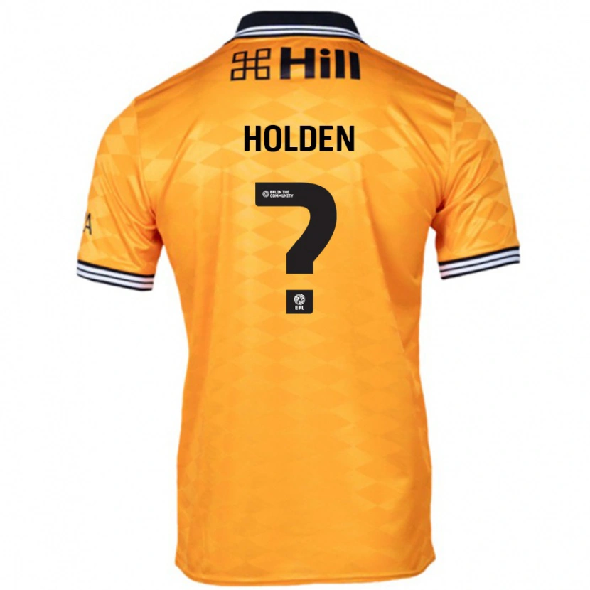 Danxen Kinder Lenny Holden #0 Orange Heimtrikot Trikot 2024/25 T-Shirt