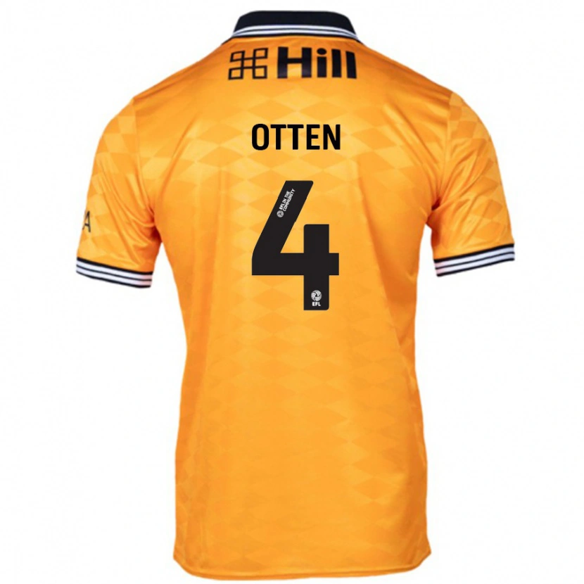 Danxen Kinder Gisela Otten #4 Orange Heimtrikot Trikot 2024/25 T-Shirt