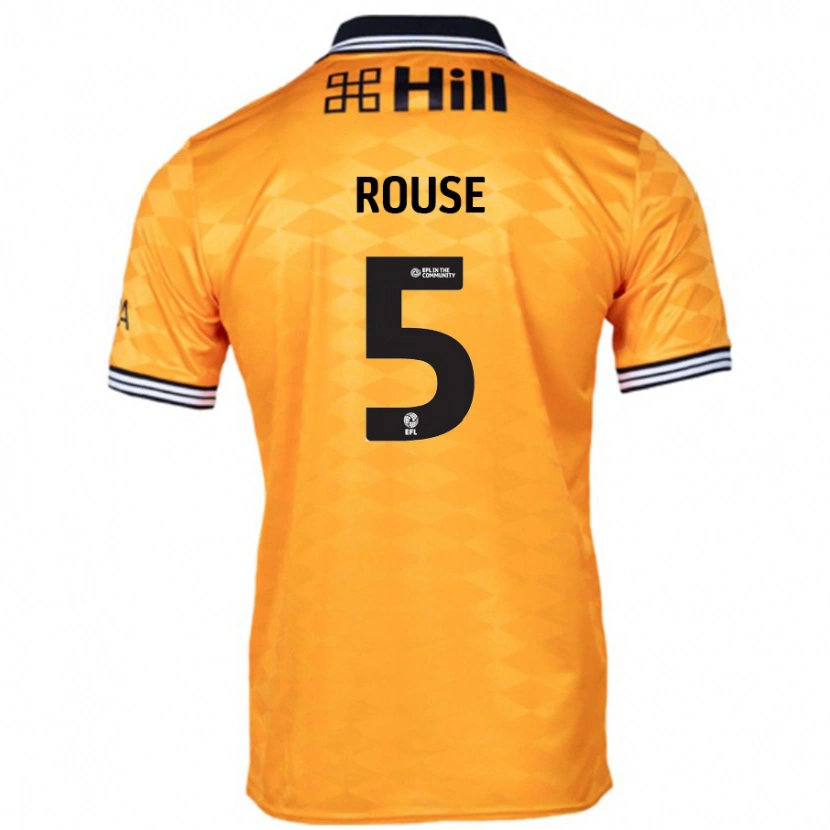 Danxen Kinder Lauren Rouse #5 Orange Heimtrikot Trikot 2024/25 T-Shirt