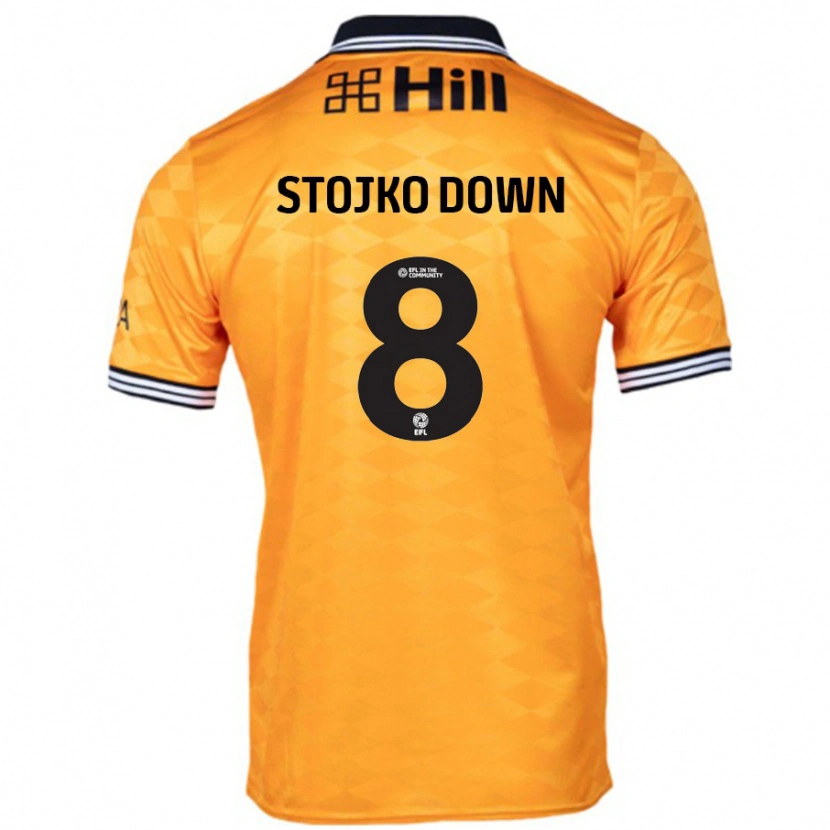 Danxen Kinder Alysha Stojko-Down #8 Orange Heimtrikot Trikot 2024/25 T-Shirt