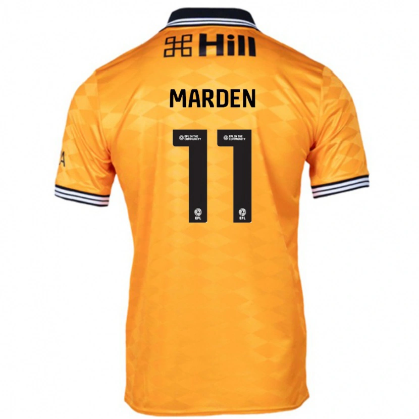 Danxen Kinder Ella Marden #11 Orange Heimtrikot Trikot 2024/25 T-Shirt