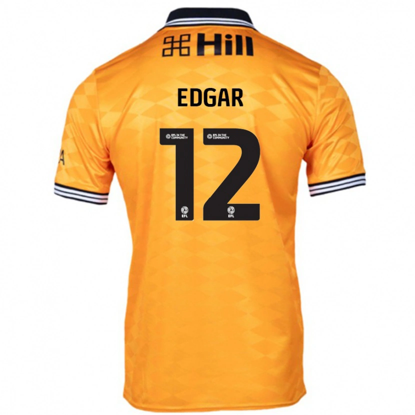 Danxen Kinder Sammy Edgar #12 Orange Heimtrikot Trikot 2024/25 T-Shirt