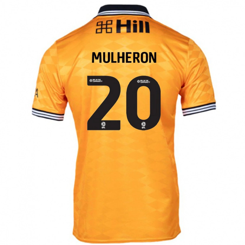 Danxen Kinder Bronwyn Mulheron #20 Orange Heimtrikot Trikot 2024/25 T-Shirt