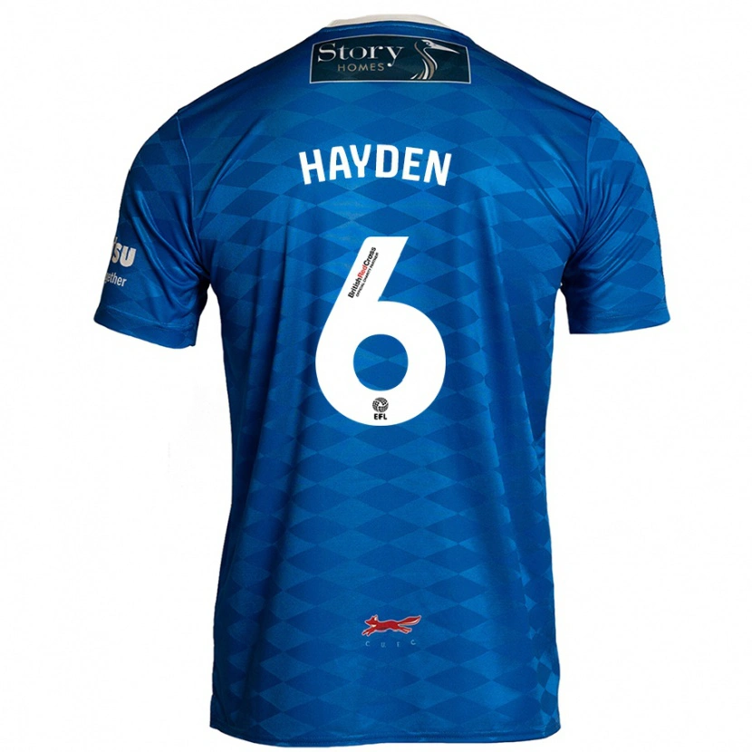 Danxen Kinder Aaron Hayden #6 Blau Heimtrikot Trikot 2024/25 T-Shirt