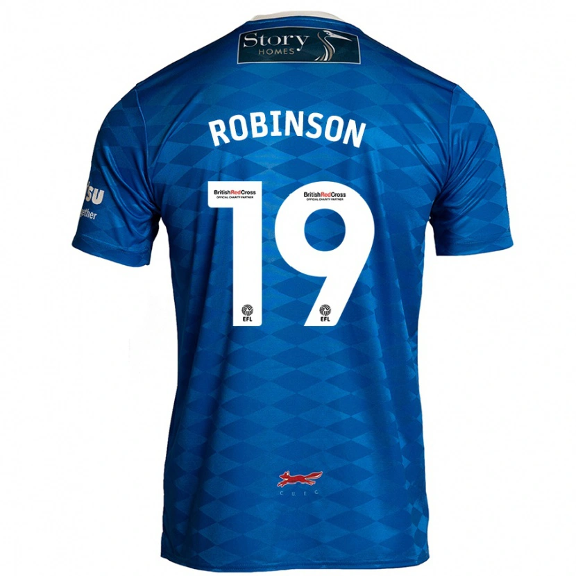 Danxen Kinder Jack Robinson #19 Blau Heimtrikot Trikot 2024/25 T-Shirt