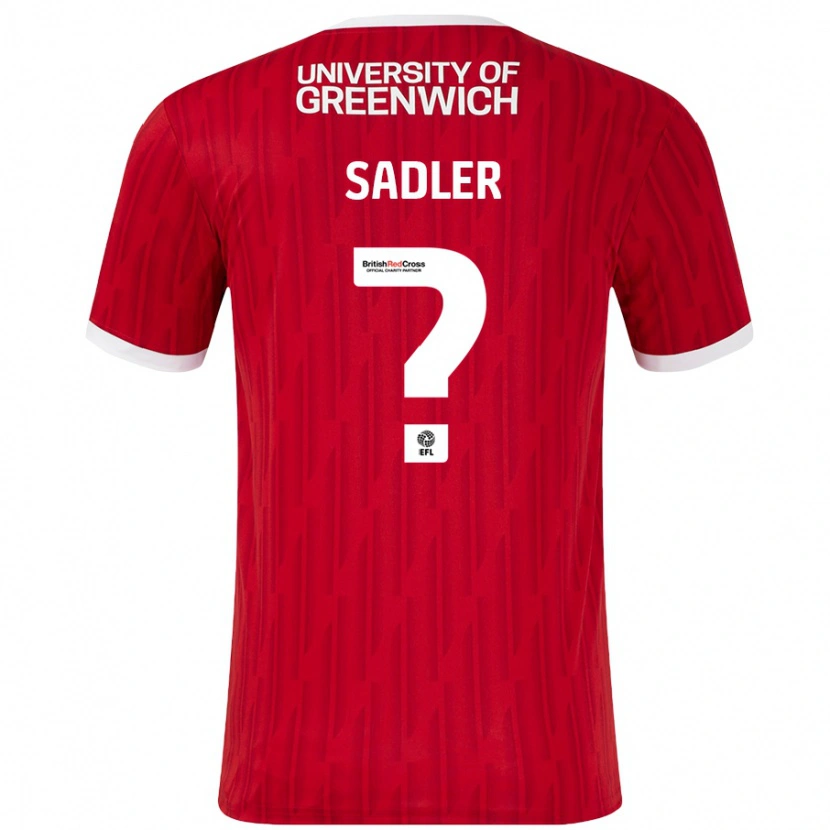 Danxen Kinder Jude Sadler #0 Rot Weiß Heimtrikot Trikot 2024/25 T-Shirt