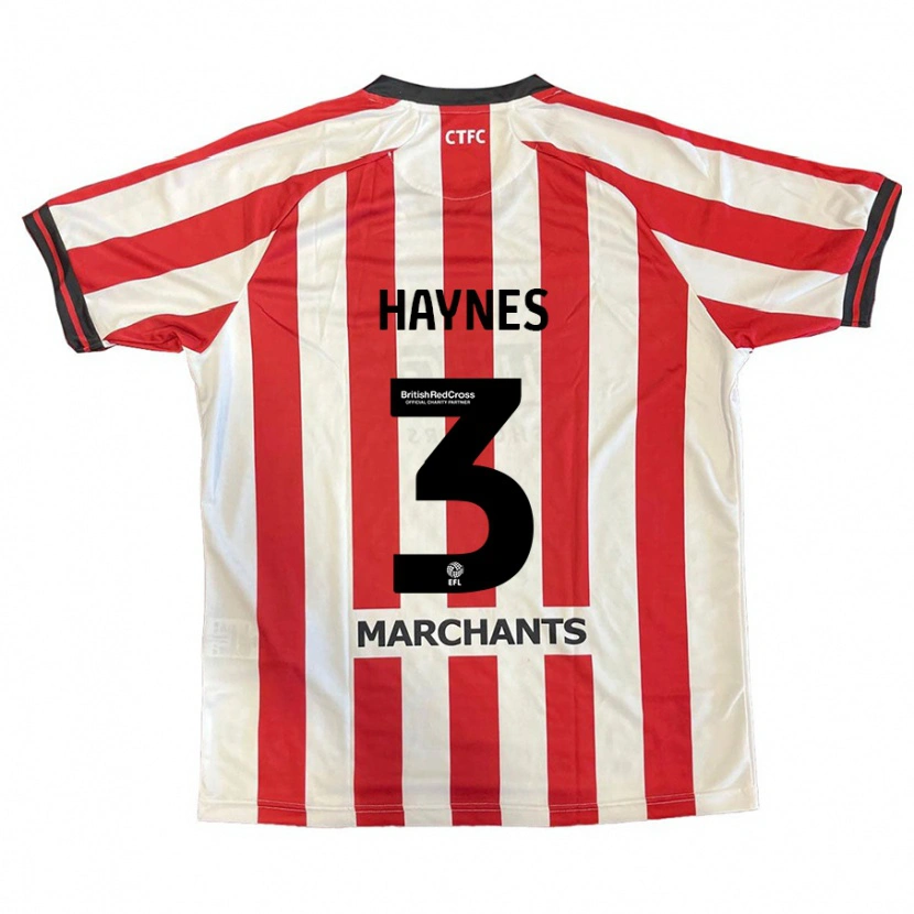 Danxen Kinder Ryan Haynes #3 Rot Weiß Heimtrikot Trikot 2024/25 T-Shirt