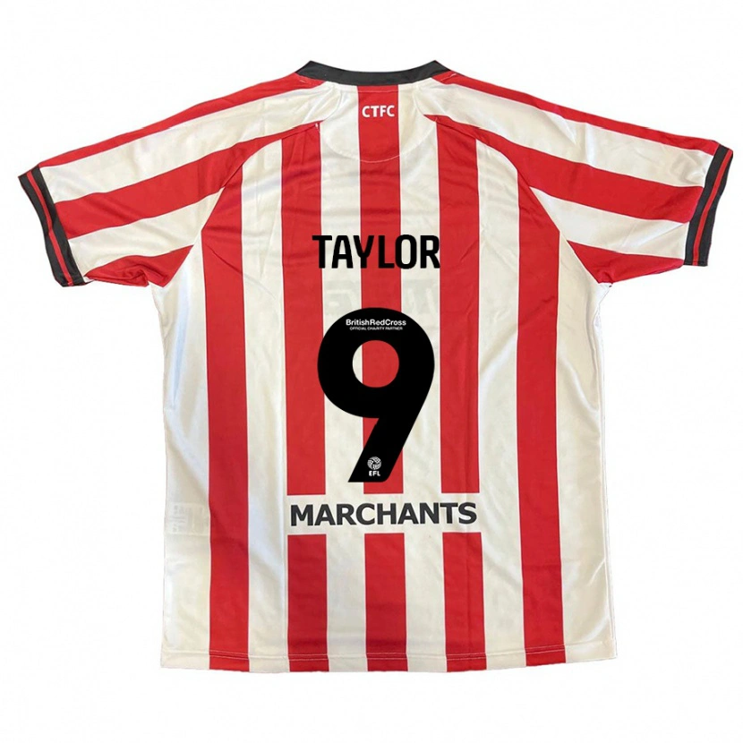 Danxen Kinder Matty Taylor #9 Rot Weiß Heimtrikot Trikot 2024/25 T-Shirt