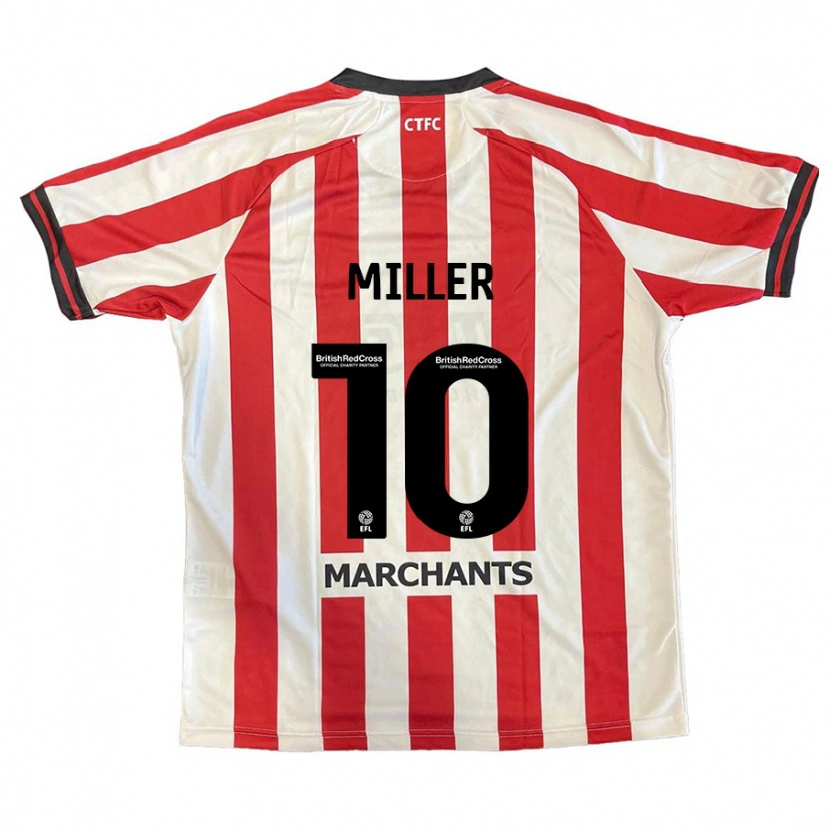 Danxen Kinder George Miller #10 Rot Weiß Heimtrikot Trikot 2024/25 T-Shirt