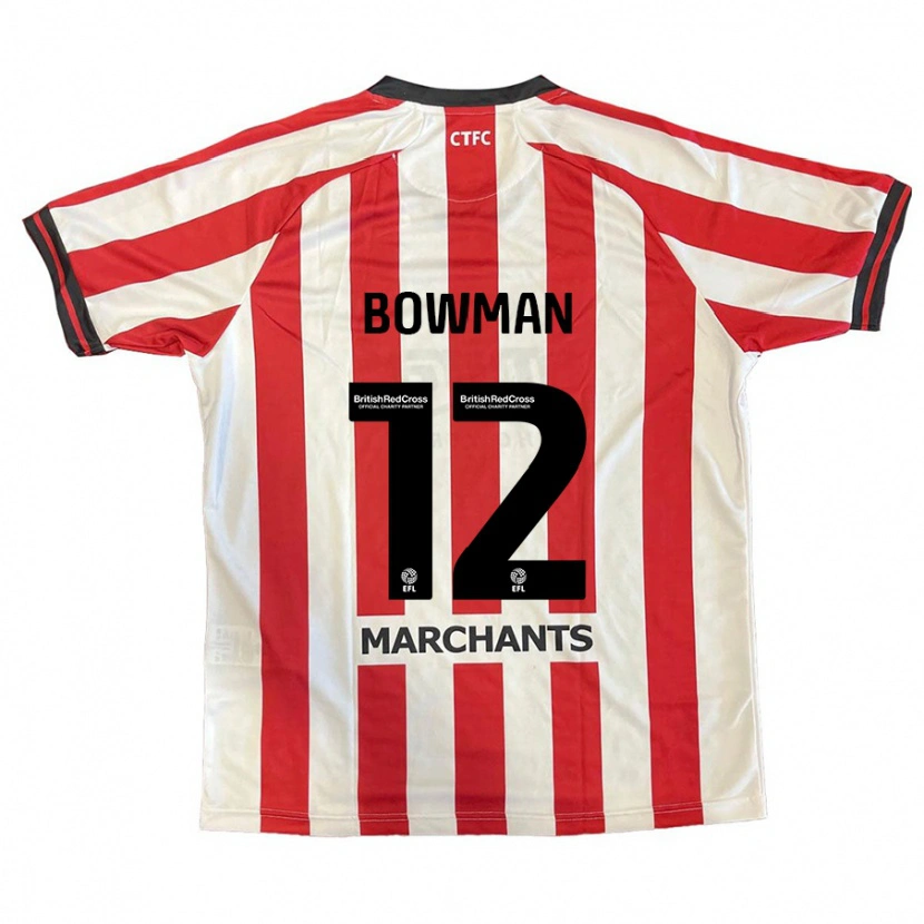 Danxen Kinder Ryan Bowman #12 Rot Weiß Heimtrikot Trikot 2024/25 T-Shirt