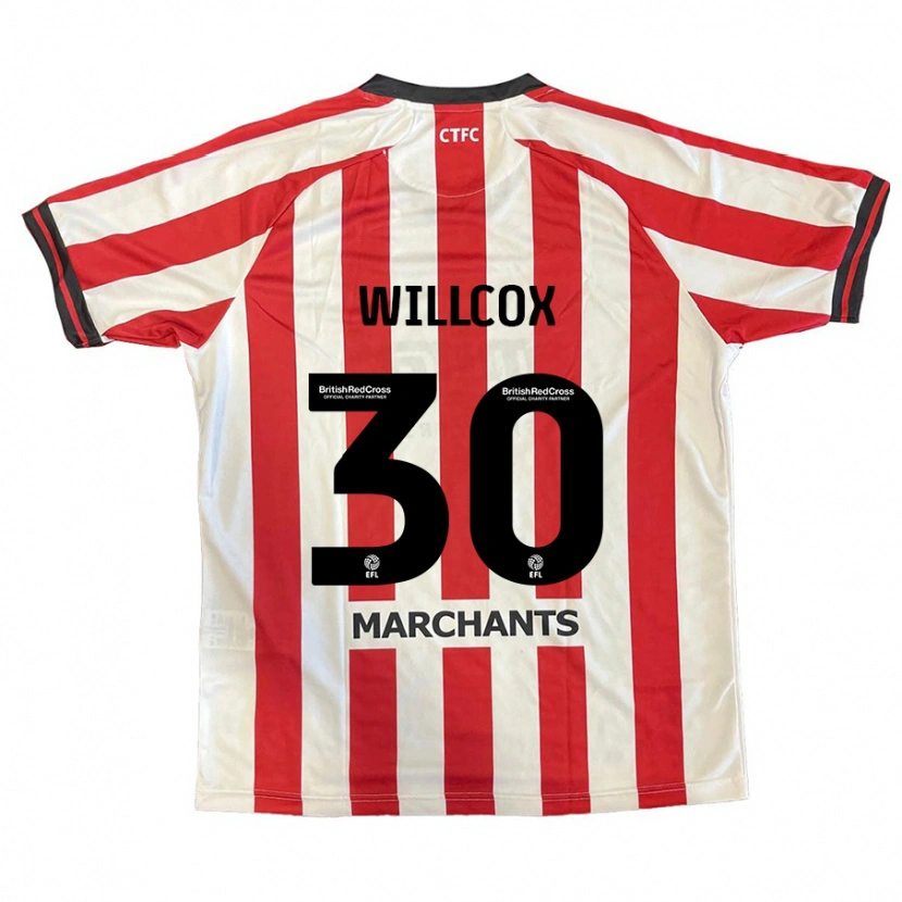 Danxen Kinder Freddy Willcox #30 Rot Weiß Heimtrikot Trikot 2024/25 T-Shirt