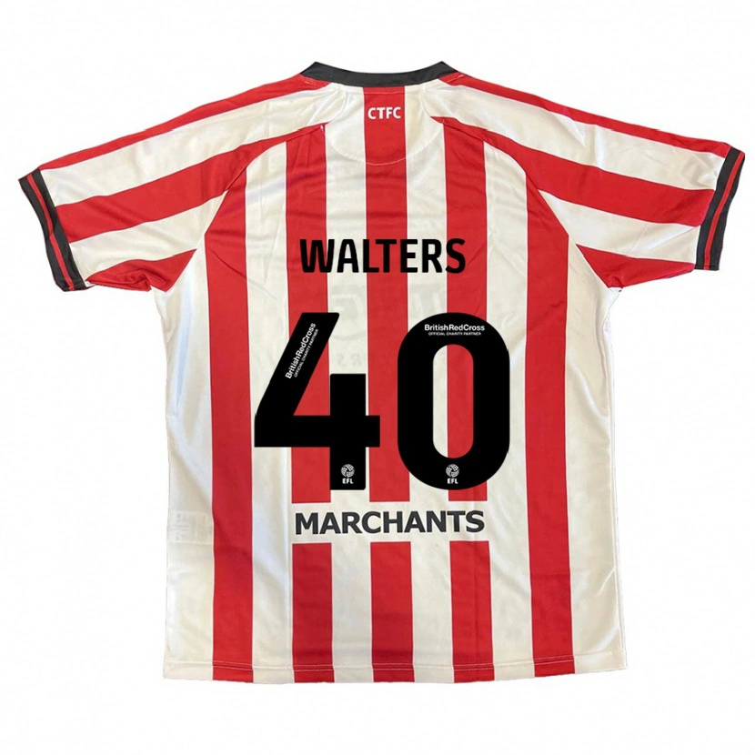 Danxen Kinder Cameron Walters #40 Rot Weiß Heimtrikot Trikot 2024/25 T-Shirt