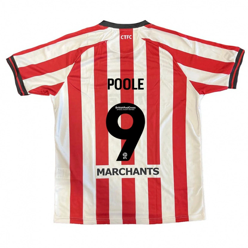 Danxen Kinder Phoebie Poole #9 Rot Weiß Heimtrikot Trikot 2024/25 T-Shirt