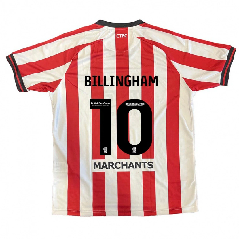 Danxen Kinder Lily Billingham #10 Rot Weiß Heimtrikot Trikot 2024/25 T-Shirt