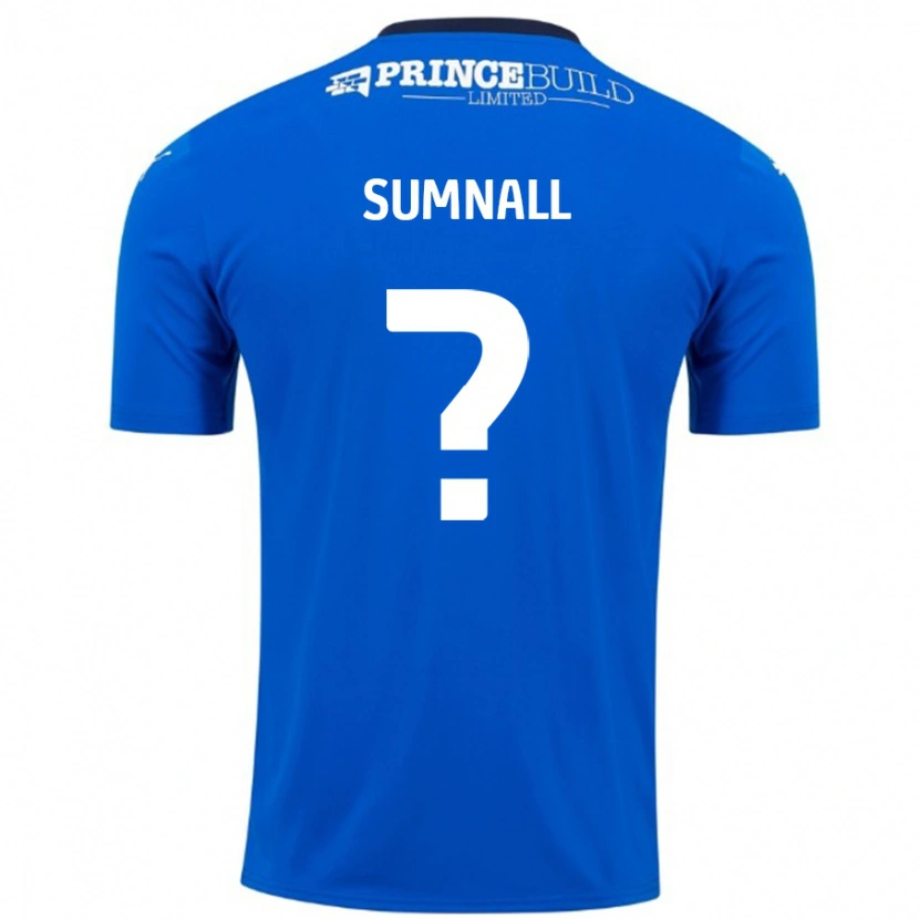 Danxen Kinder Jenson Sumnall #0 Blau Weiß Heimtrikot Trikot 2024/25 T-Shirt