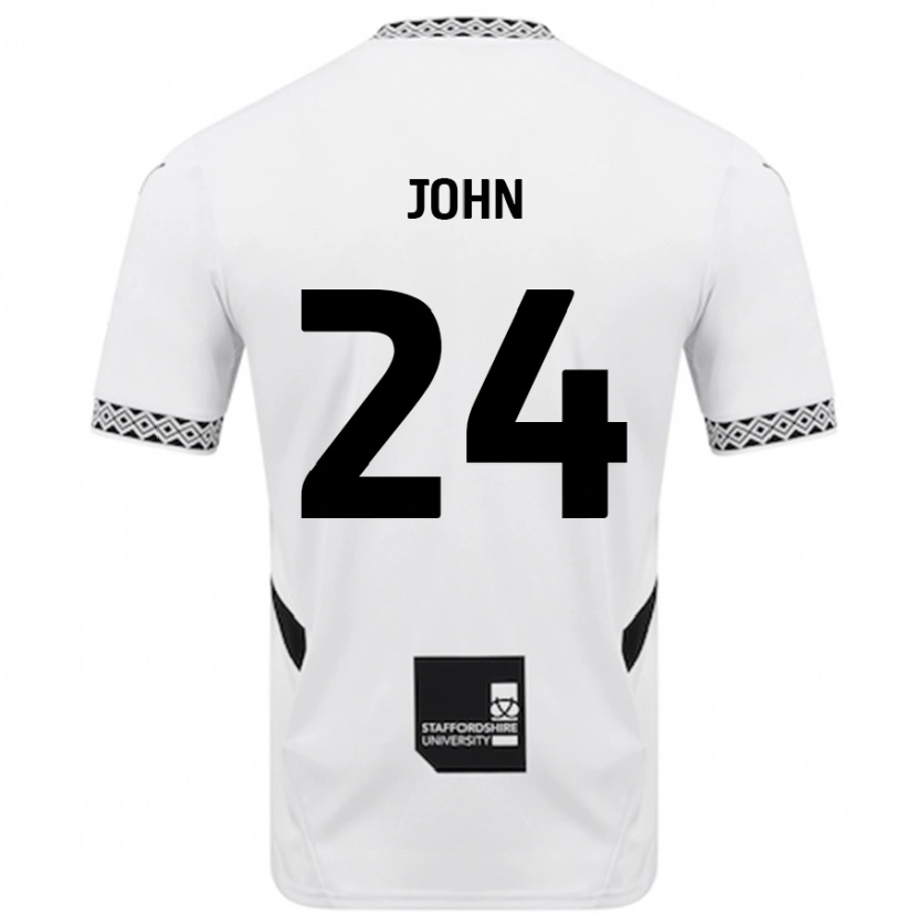 Danxen Kinder Kyle John #24 Weiß Heimtrikot Trikot 2024/25 T-Shirt