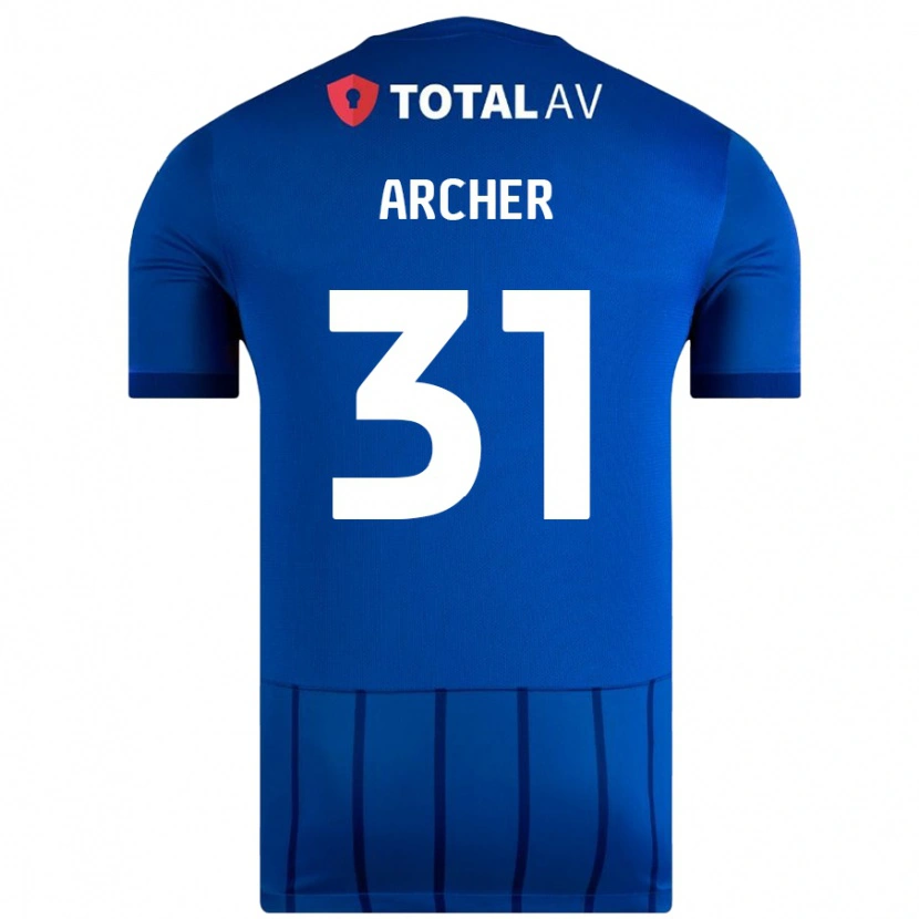 Danxen Kinder Jordan Archer #31 Blau Heimtrikot Trikot 2024/25 T-Shirt