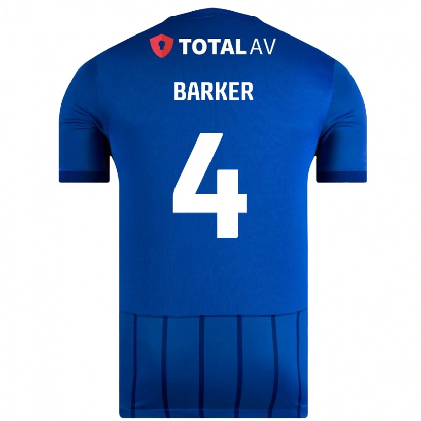 Danxen Kinder Sophie Barker #4 Blau Heimtrikot Trikot 2024/25 T-Shirt