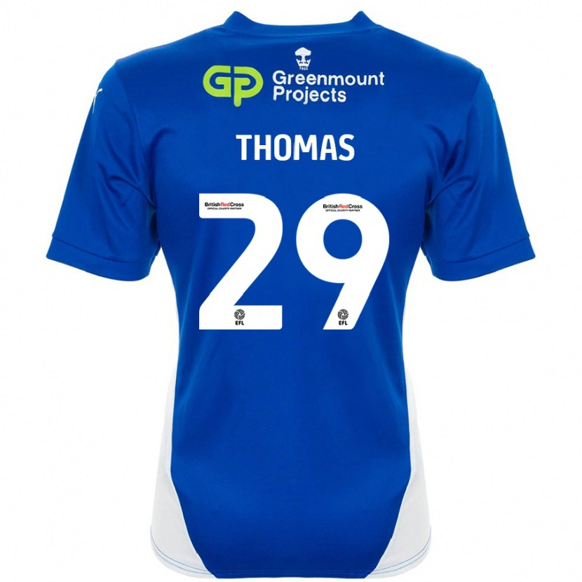 Danxen Kinder Silko Thomas #29 Blau Weiß Heimtrikot Trikot 2024/25 T-Shirt