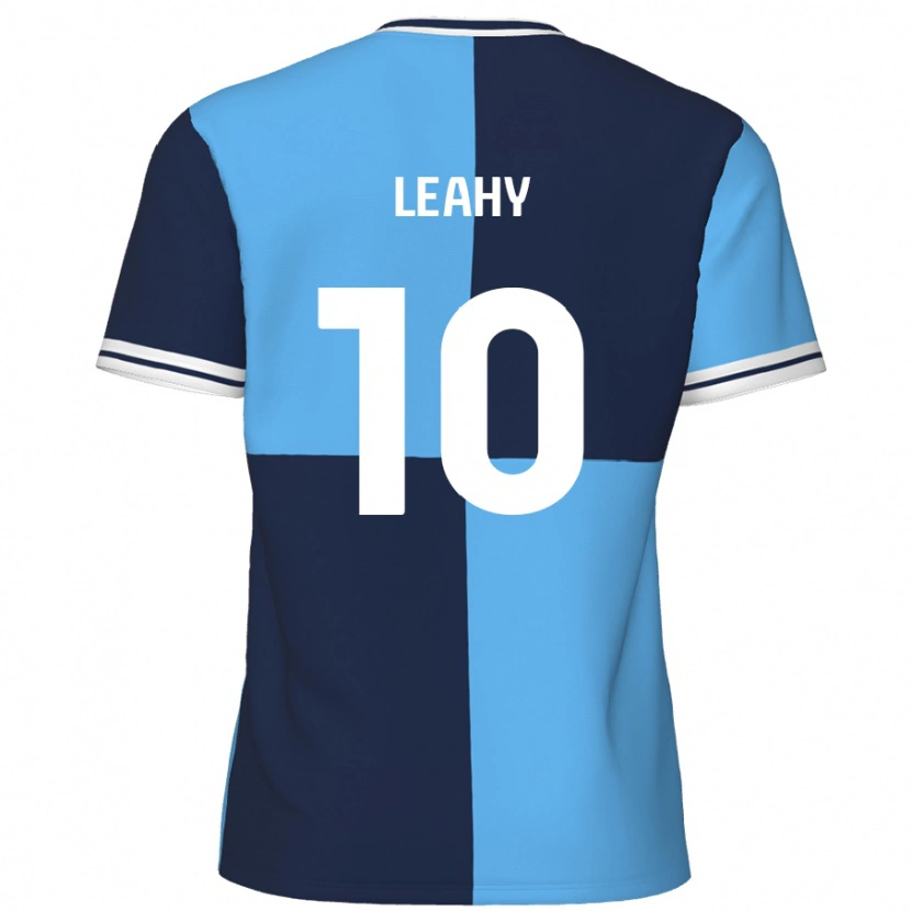 Danxen Kinder Luke Leahy #10 Himmelblau Dunkelblau Heimtrikot Trikot 2024/25 T-Shirt