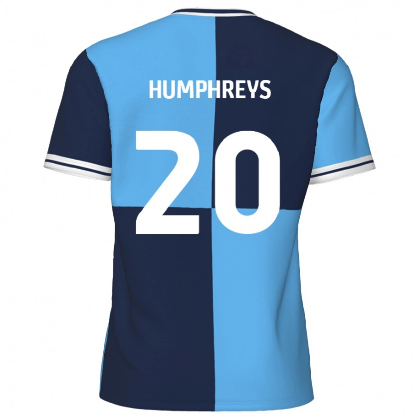 Danxen Kinder Cameron Humphreys #20 Himmelblau Dunkelblau Heimtrikot Trikot 2024/25 T-Shirt