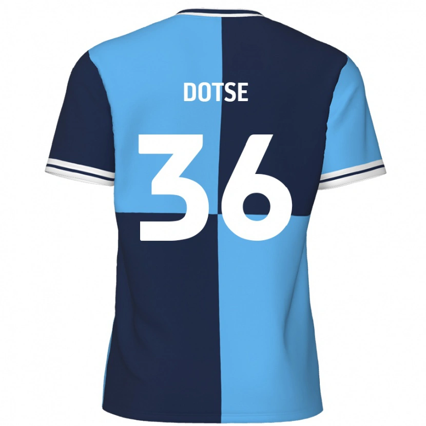 Danxen Kinder Jahiem Dotse #36 Himmelblau Dunkelblau Heimtrikot Trikot 2024/25 T-Shirt