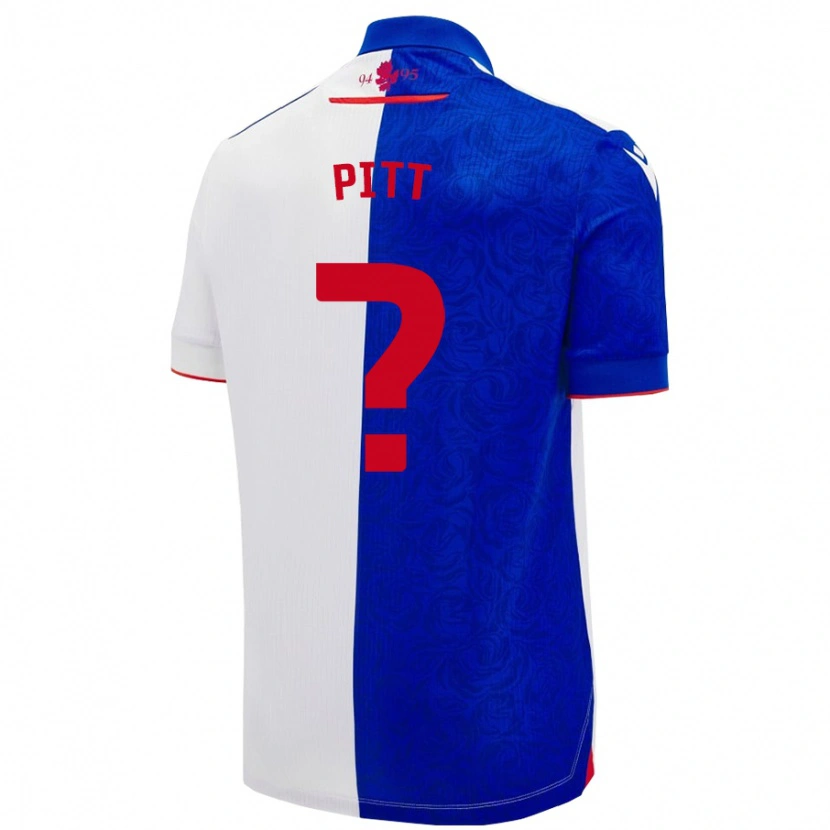 Danxen Kinder Theo Pitt #0 Himmelblau Weiß Heimtrikot Trikot 2024/25 T-Shirt