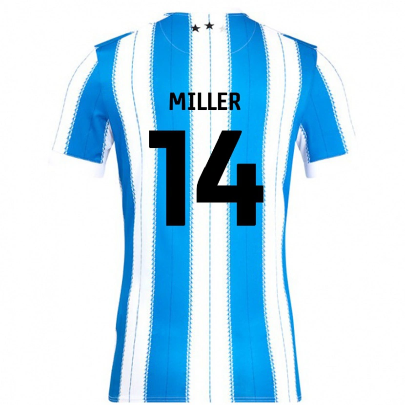 Danxen Kinder Mickel Miller #14 Blau Weiß Heimtrikot Trikot 2024/25 T-Shirt