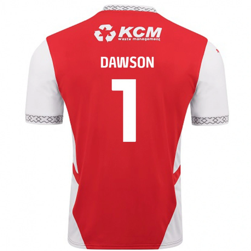 Danxen Kinder Cameron Dawson #1 Rot Weiß Heimtrikot Trikot 2024/25 T-Shirt