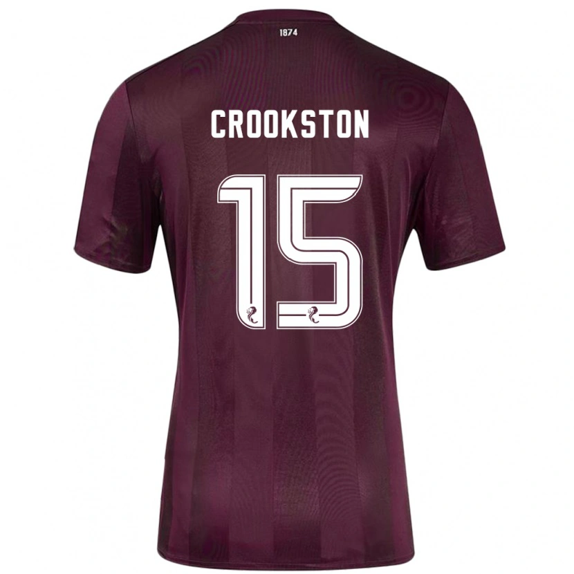 Danxen Kinder Gregor Crookston #15 Burgundrot Heimtrikot Trikot 2024/25 T-Shirt