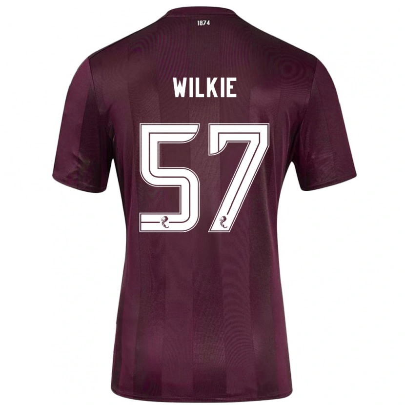 Danxen Kinder Coupar Wilkie #57 Burgundrot Heimtrikot Trikot 2024/25 T-Shirt