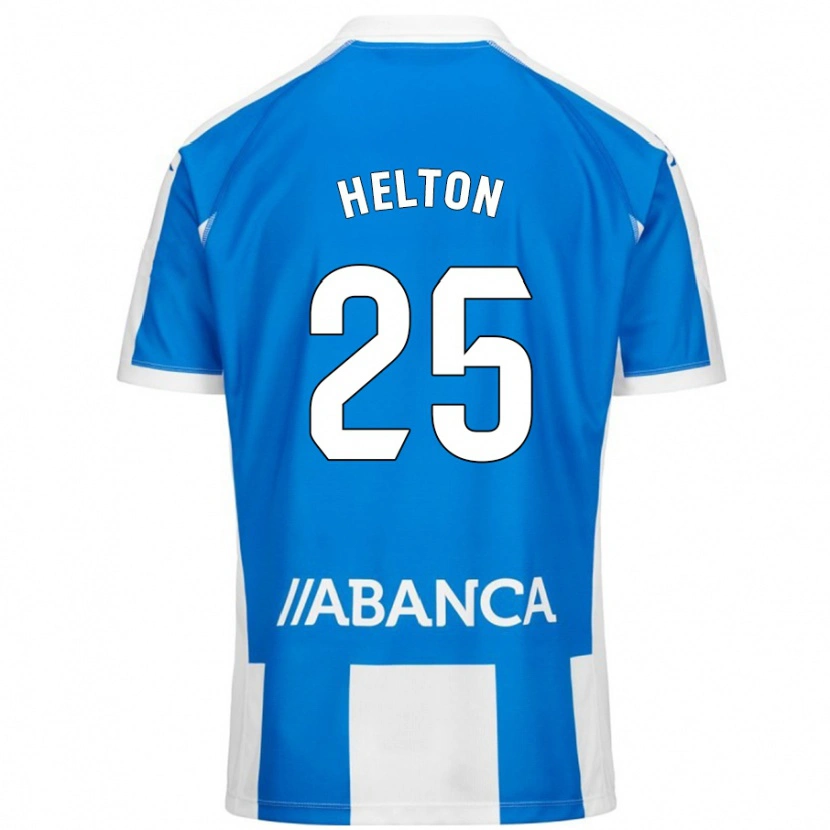 Danxen Kinder Helton Leite #25 Blau Weiß Heimtrikot Trikot 2024/25 T-Shirt