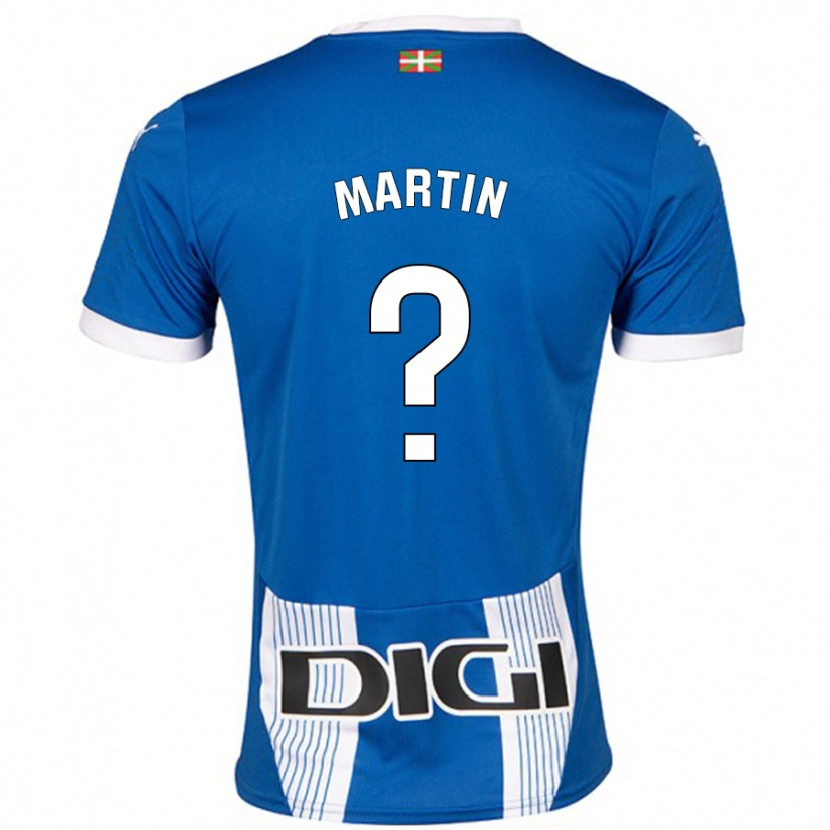 Danxen Kinder Carlos Martín #0 Blau Heimtrikot Trikot 2024/25 T-Shirt