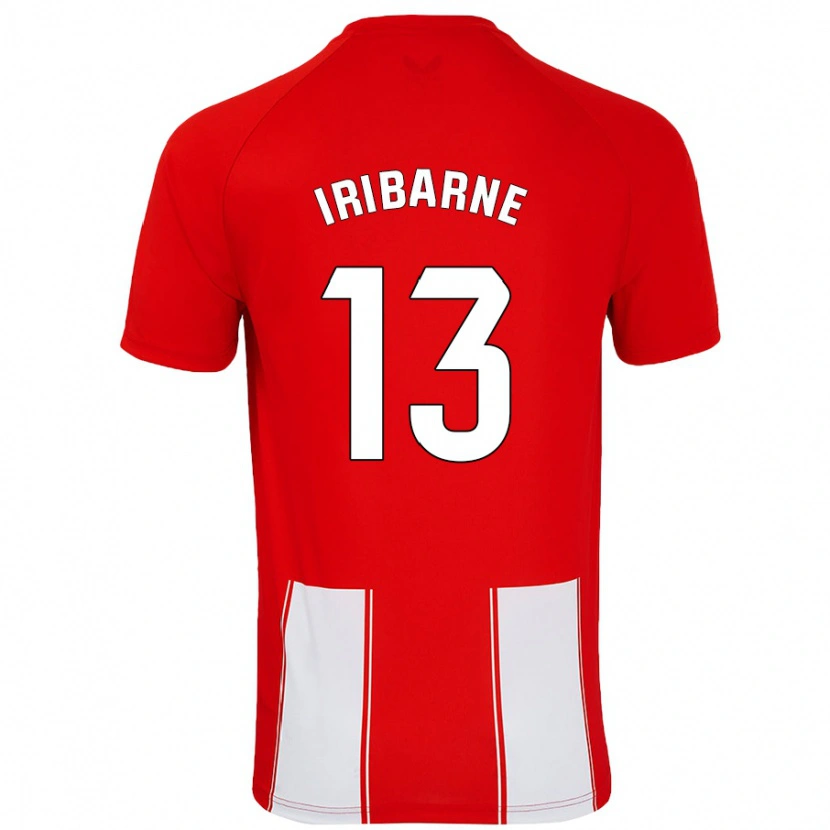 Danxen Kinder Bruno Iribarne #13 Rot Weiß Heimtrikot Trikot 2024/25 T-Shirt