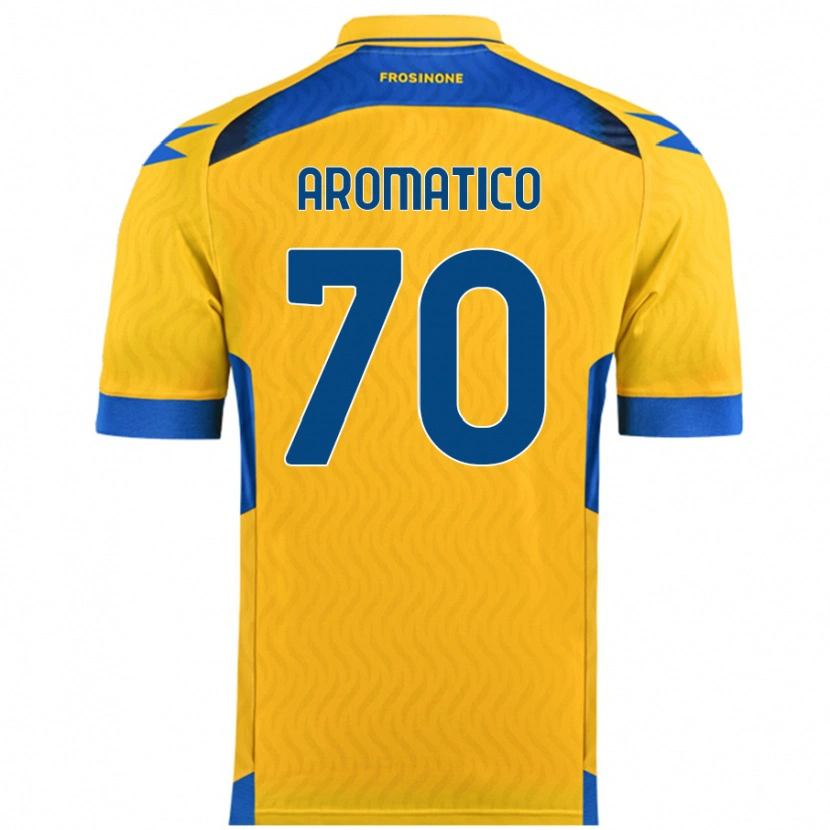 Danxen Kinder Raul Aromatico #70 Gelb Heimtrikot Trikot 2024/25 T-Shirt