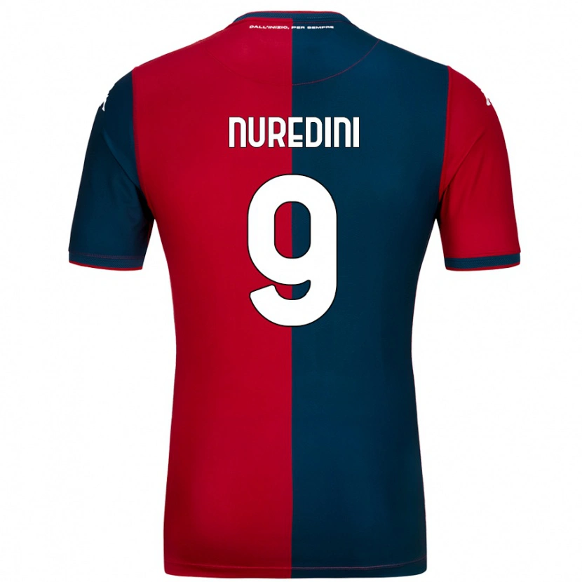 Danxen Kinder Joi Nuredini #9 Rot Dunkelblau Heimtrikot Trikot 2024/25 T-Shirt