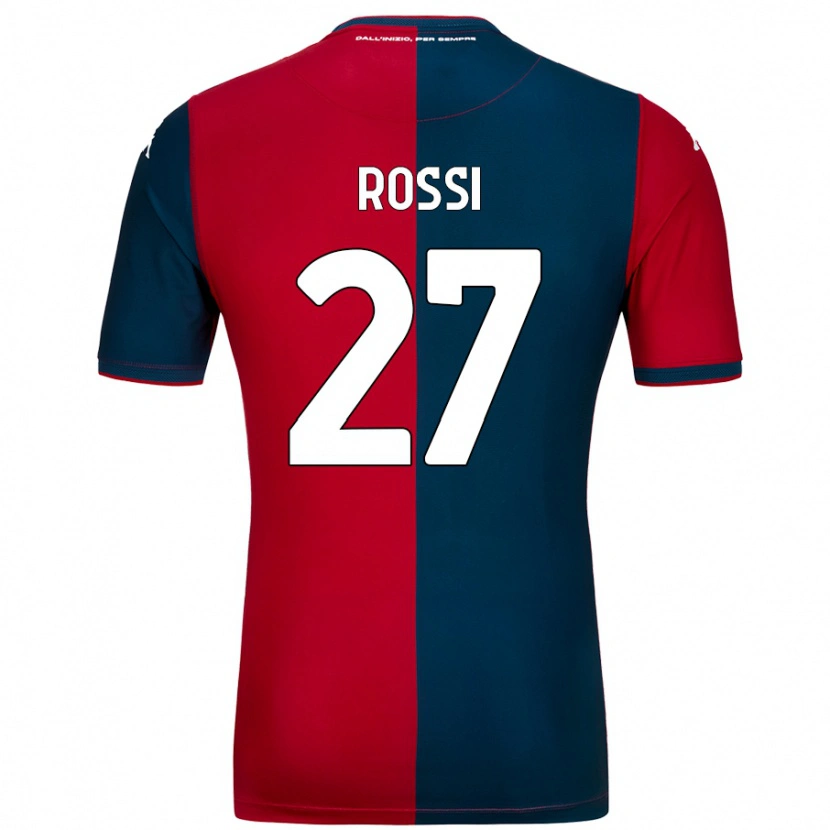 Danxen Kinder Lucrezia Rossi #27 Rot Dunkelblau Heimtrikot Trikot 2024/25 T-Shirt