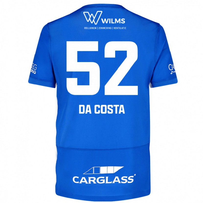 Danxen Kinder Wilson Da Costa #52 Blau Heimtrikot Trikot 2024/25 T-Shirt