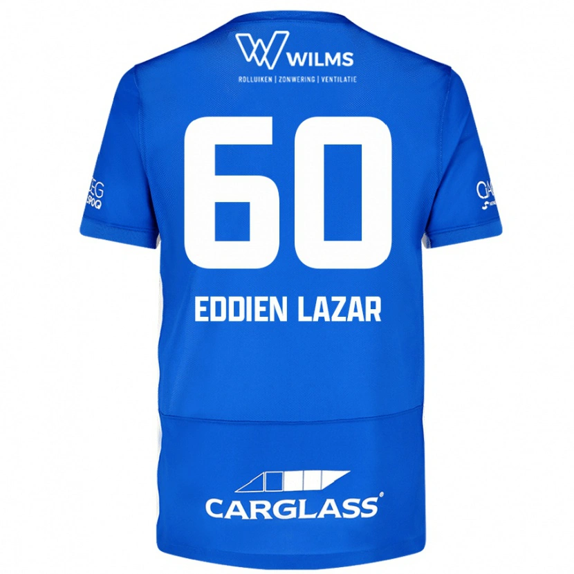 Danxen Kinder Saif Eddien Lazar #60 Blau Heimtrikot Trikot 2024/25 T-Shirt