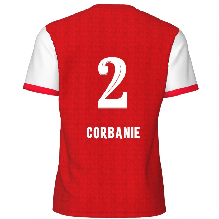 Danxen Kinder Kobe Corbanie #2 Rot Weiß Heimtrikot Trikot 2024/25 T-Shirt