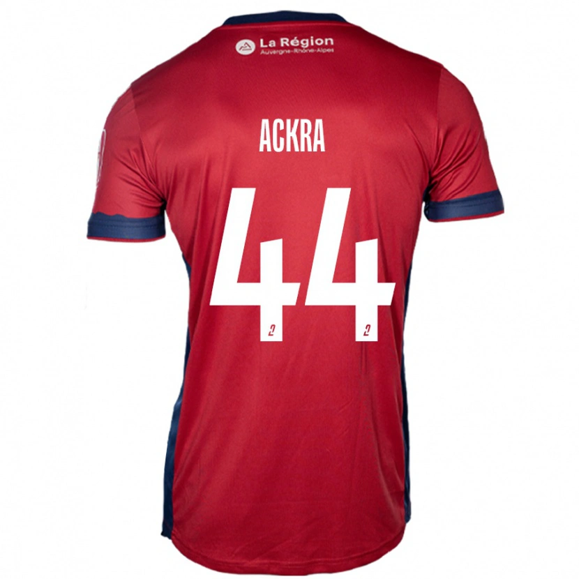 Danxen Kinder Allan Ackra #44 Hellburgunderrot Heimtrikot Trikot 2024/25 T-Shirt