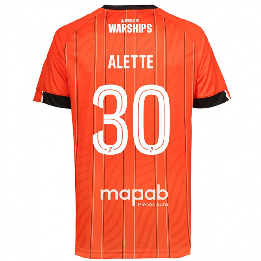 Danxen Kinder Gaël Alette #30 Orange Heimtrikot Trikot 2024/25 T-Shirt