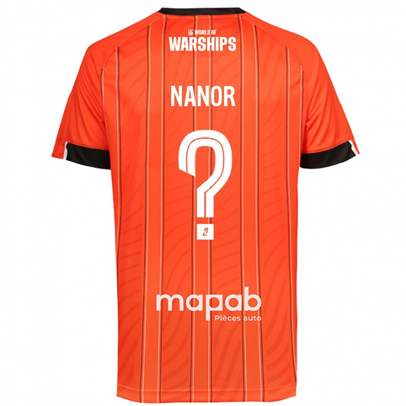 Danxen Kinder Enzo Nanor #0 Orange Heimtrikot Trikot 2024/25 T-Shirt