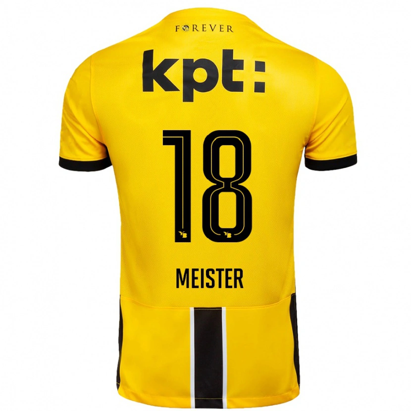 Danxen Kinder Wibke Meister #18 Gelb Schwarz Heimtrikot Trikot 2024/25 T-Shirt