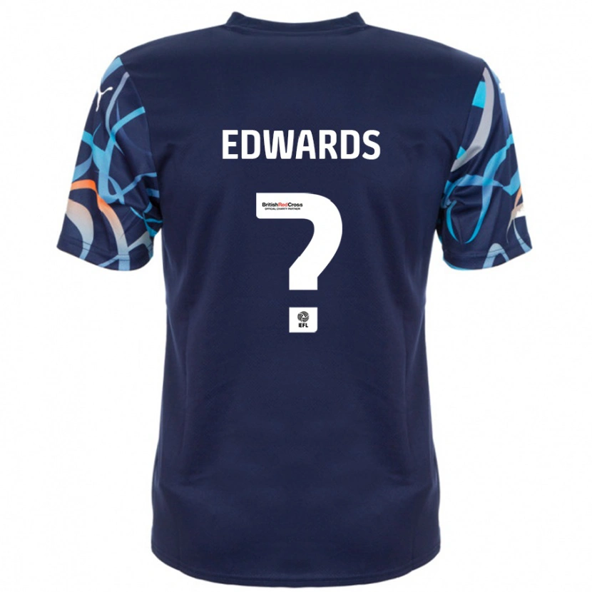 Danxen Kinder Bethany Edwards #0 Marineblau Auswärtstrikot Trikot 2024/25 T-Shirt