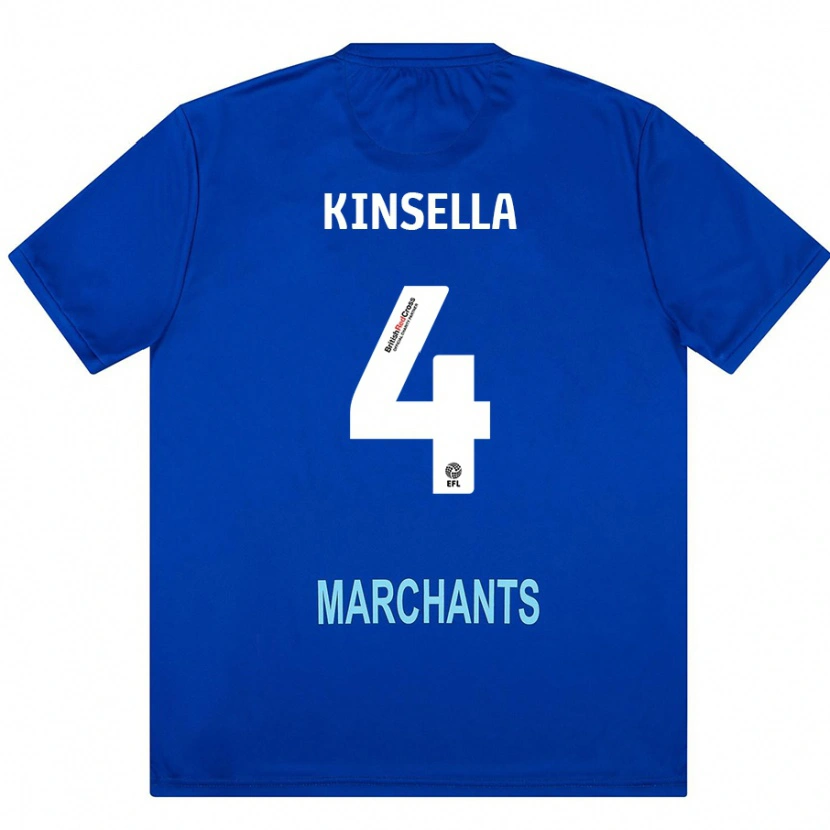 Danxen Kinder Liam Kinsella #4 Grün Auswärtstrikot Trikot 2024/25 T-Shirt